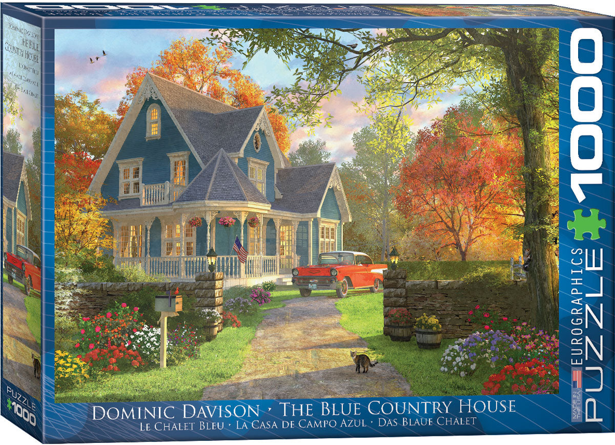 EUROGRAPHICS CASSE-TÊTE 1000 PIÈCES - LE CHALET BLEU (DOMINIC DAVISON)