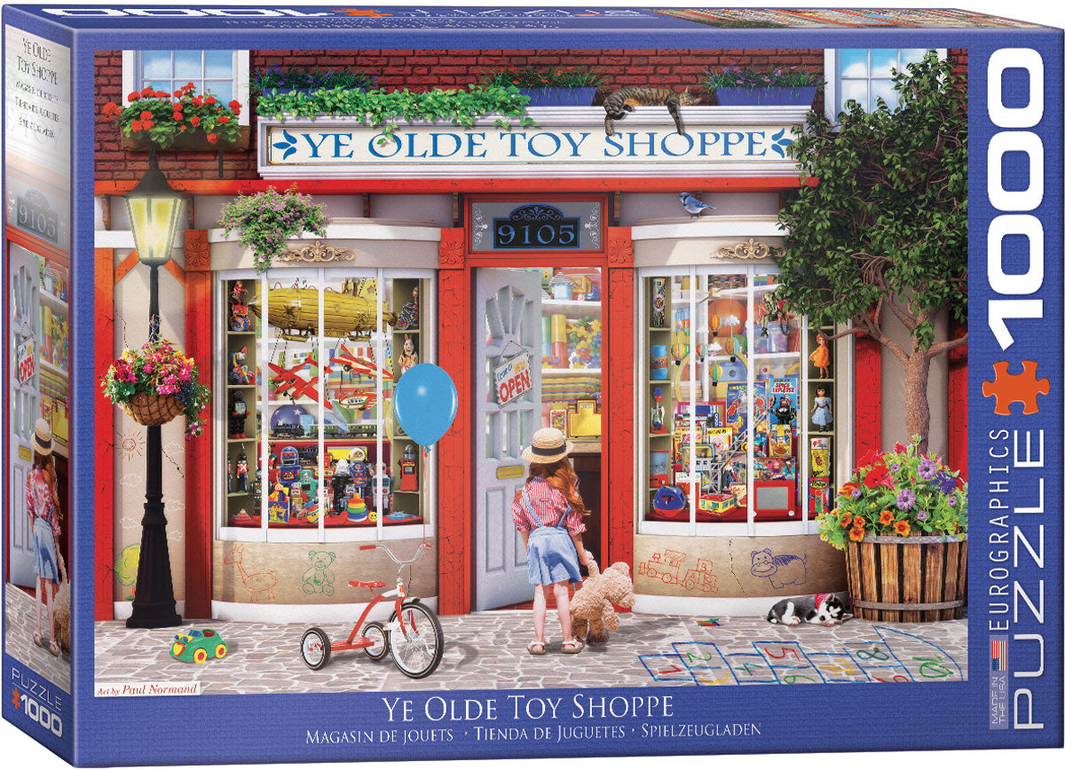 EUROGRAPHICS JIGSAW PUZZLE 1000 PIECES - TOY STORE (PAUL NORMAND)