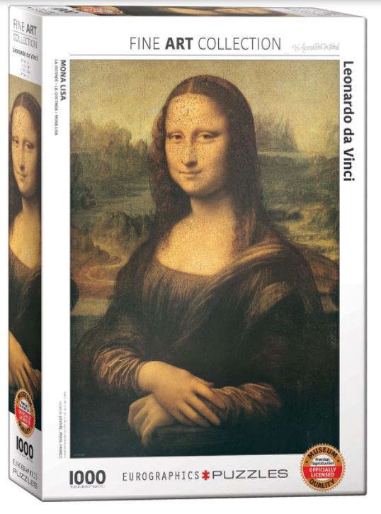 EUROGRAPHICS JIGSAW PUZZLE 1000 PIECES - MONA LISA (LEONARDO DA VINCI)
