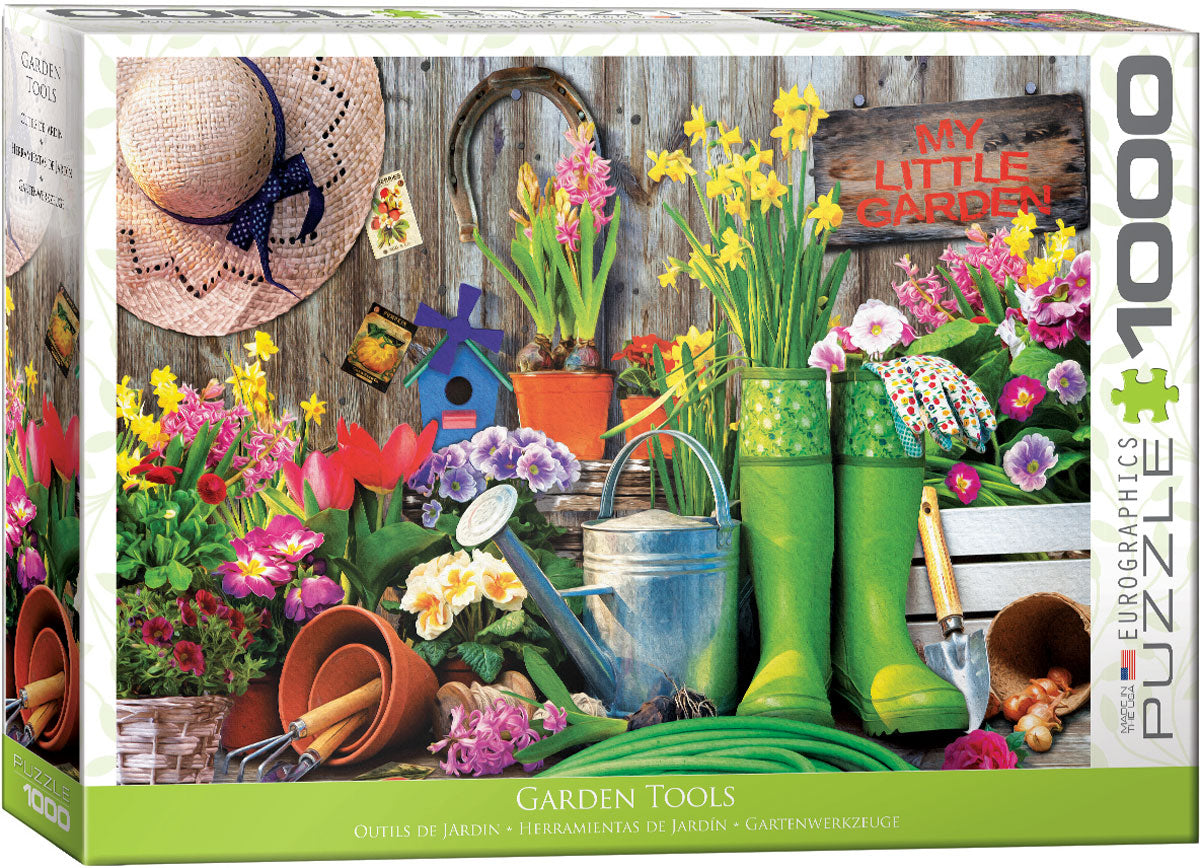 EUROGRAPHICS JIGSAW PUZZLE 1000 PIECES - GARDEN TOOLS