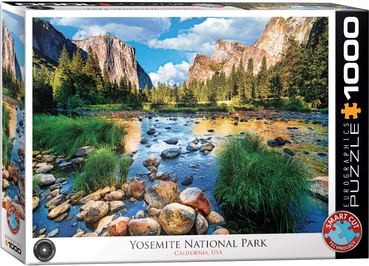 EUROGRAPHICS JIGSAW PUZZLE 1000 PIECES - YOSEMITE NATIONAL PARK - CALIFORNIA