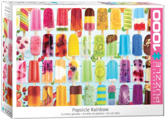 EUROGRAPHICS JIGSAW PUZZLE 1000 PIECES - MULTICOLORED POPSICLES