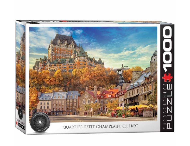 EUROGRAPHICS CASSE-TÊTE 1000 PIÈCES - QUARTIER PETIT CHAMPLAIN QUÉBEC #6000-5809