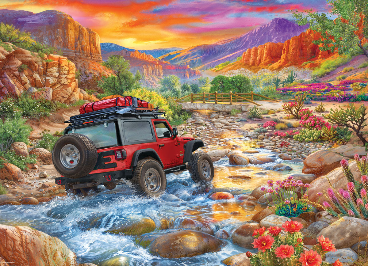 EUROGRAPHICS JIGSAW PUZZLE 1000 PIECES - ROCAILLE #6000-5998