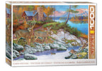EUROGRAPHICS CASSE-TÊTE 1000 PIÈCES - VISITEURS DE CABINE #6000-5875