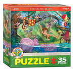 EUROGRAPHICS JIGSAW PUZZLE 35 PIECES - THE JUNGLE BOOK #6035-0424