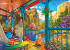 EUROGRAPHICS JIGSAW PUZZLE 500 PIECES - HAMMOCK WITH A VIEW #8500-5885