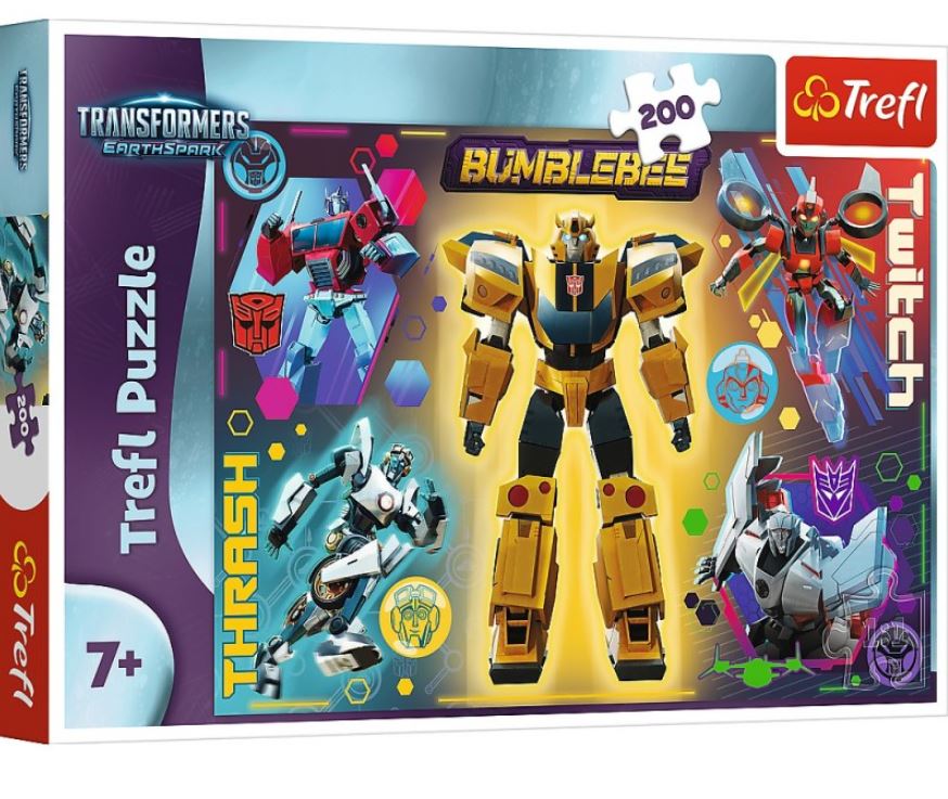 TREFL JIGSAW PUZZLE 200 PIECES - TRANSFORMERS #13300