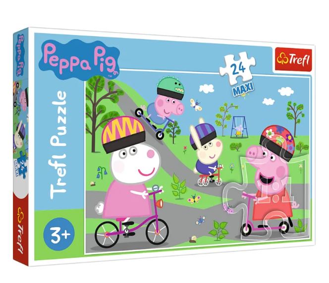 TREFL PUZZLE 24 PIECES XXL (MAXI) - PEPPA ACTIVE DAY #14330