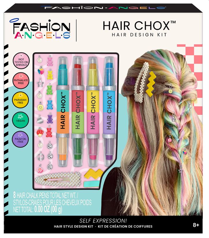 FASHION ANGELS - HAIR CHOX -KIT DE CRÉATION DE COIFFURES