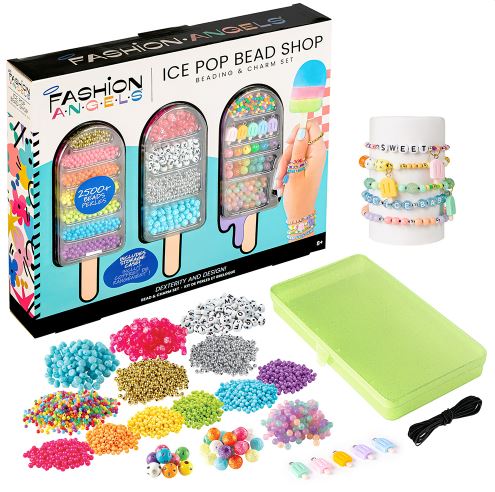 FASHION ANGELS - ICE POP BEAD SHOP - KIT DE PERLES ET DE BRELOQUES