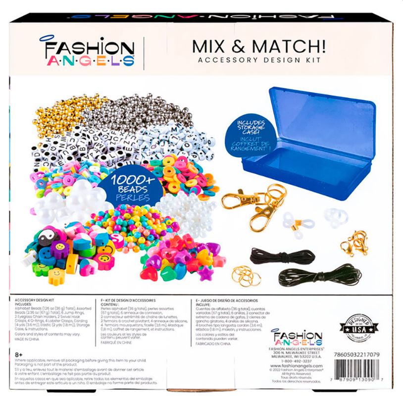 FASHION ANGELS - MIX & MATCH! - ENSEMBLE DE CRÉATION D'ACCESSOIRES