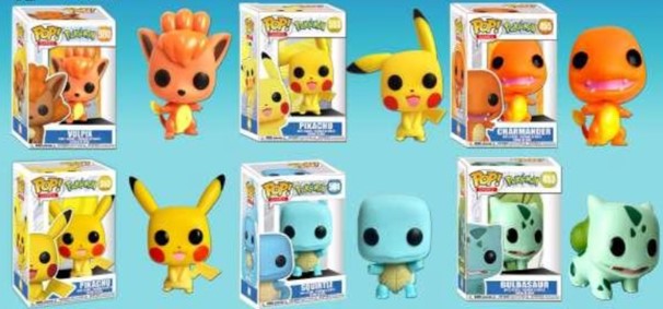 FIGURINE POKÉMON (STYLE POP) ASST #1