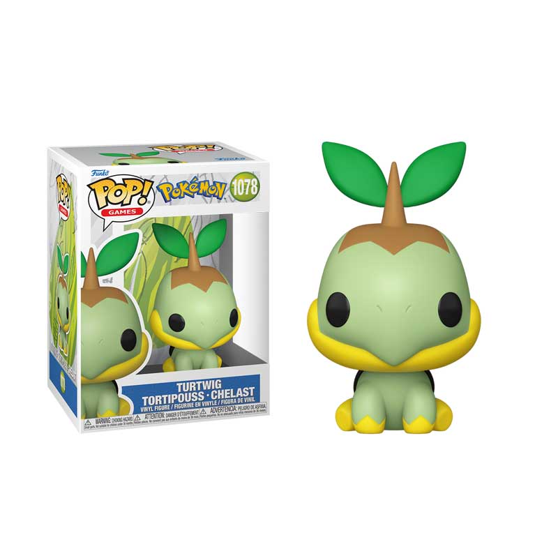 FIGURINE POP! - POKÉMON - TORTIPOUSS (TURTWIG) 3.6" #7078