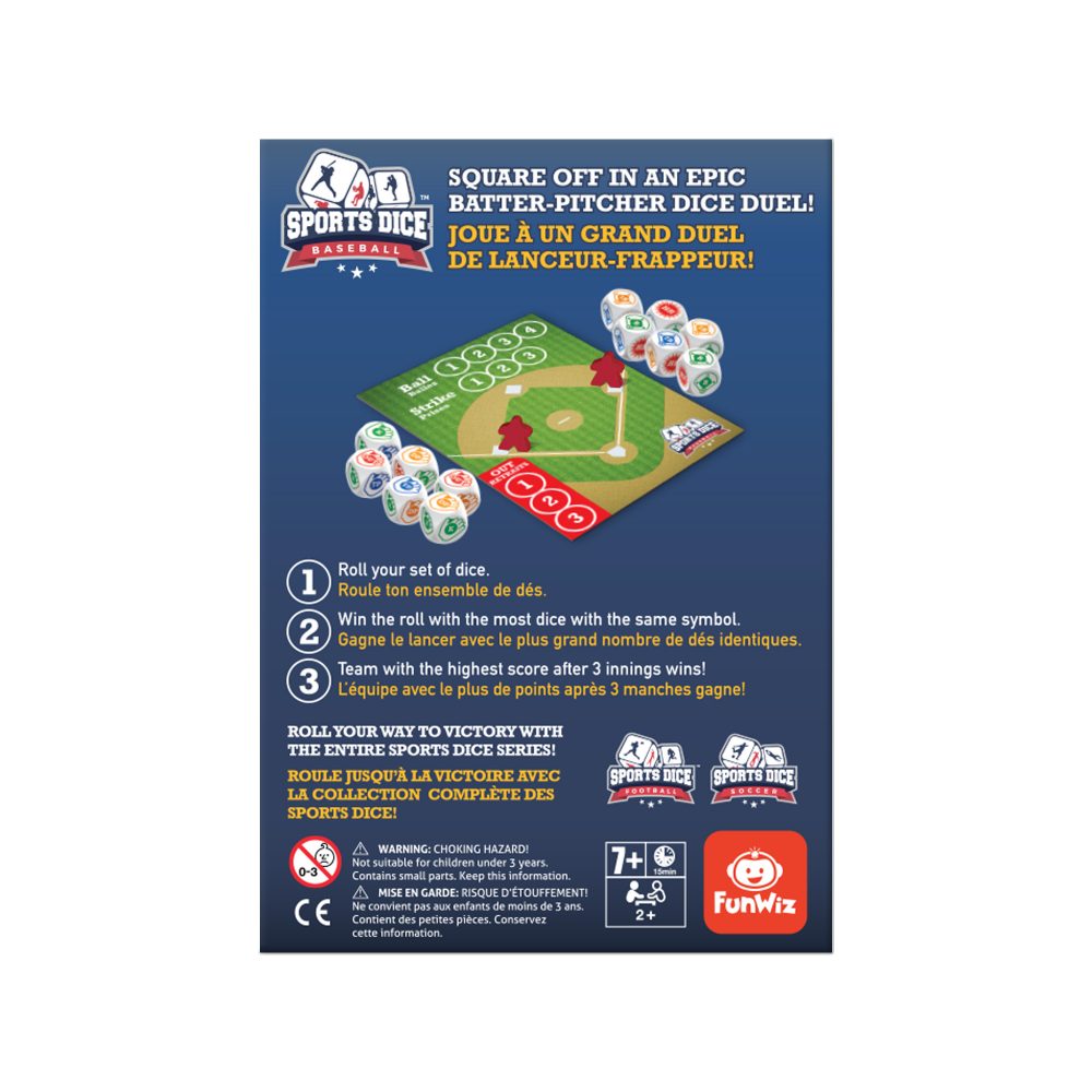 SPORT DICE GAME - BASEBALL (ML)