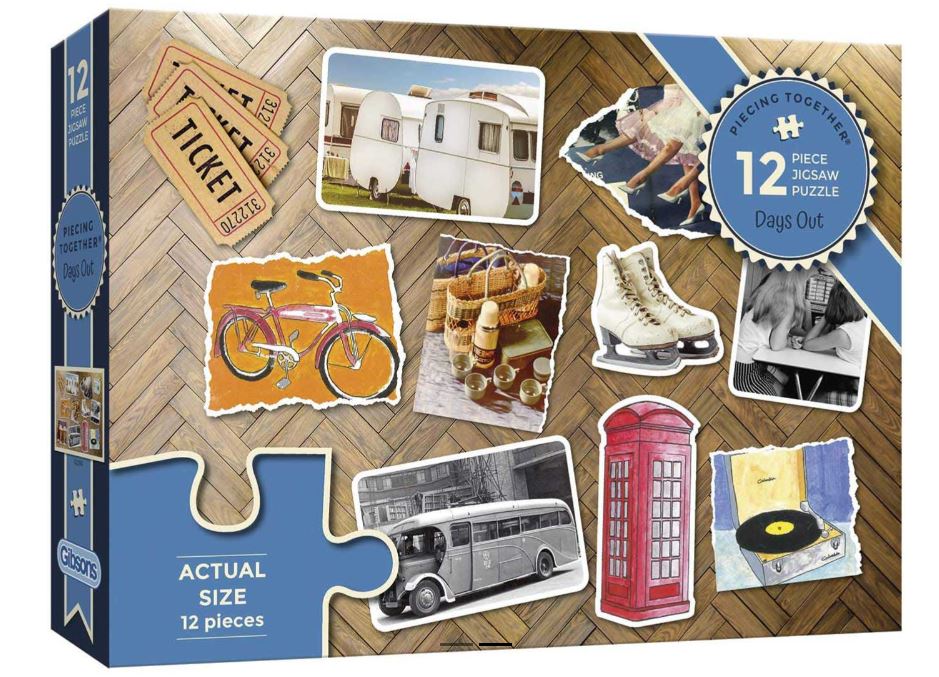 GIBSONS JIGSAW PUZZLE 12 XXL PIECES - MEMORIES OF DAYS GONE BY #G2250