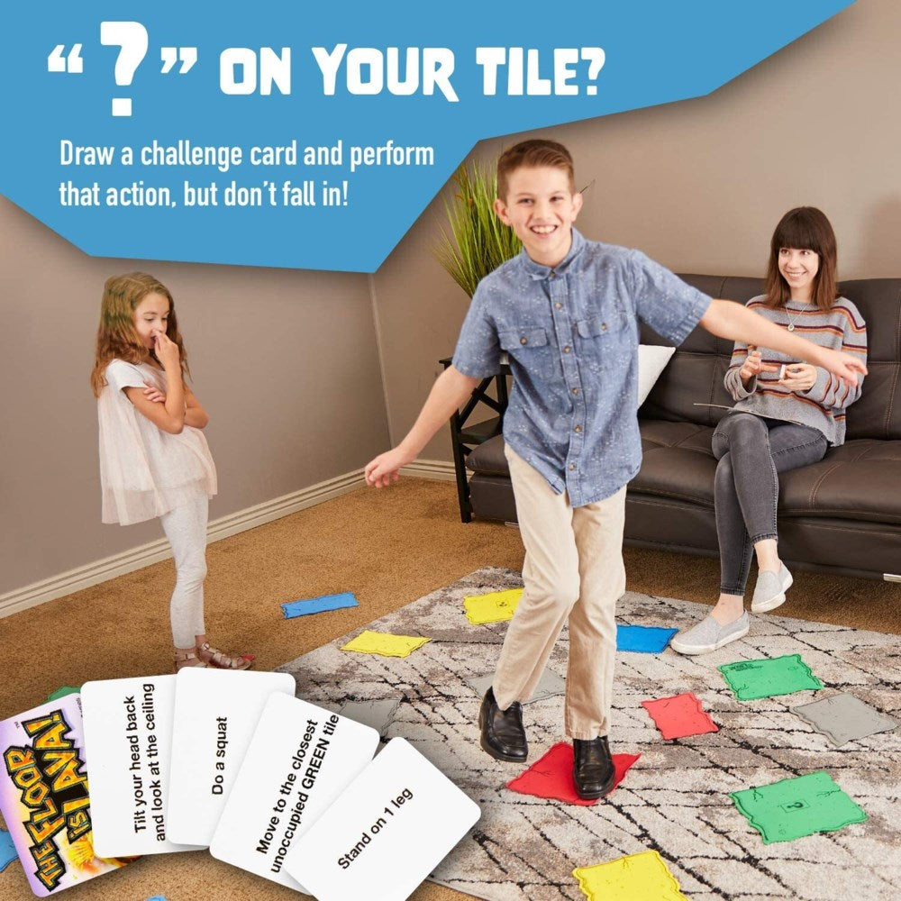 JEU LE SOL EST EN LAVE - THE FLOOR IS LAVA - Version multilingue