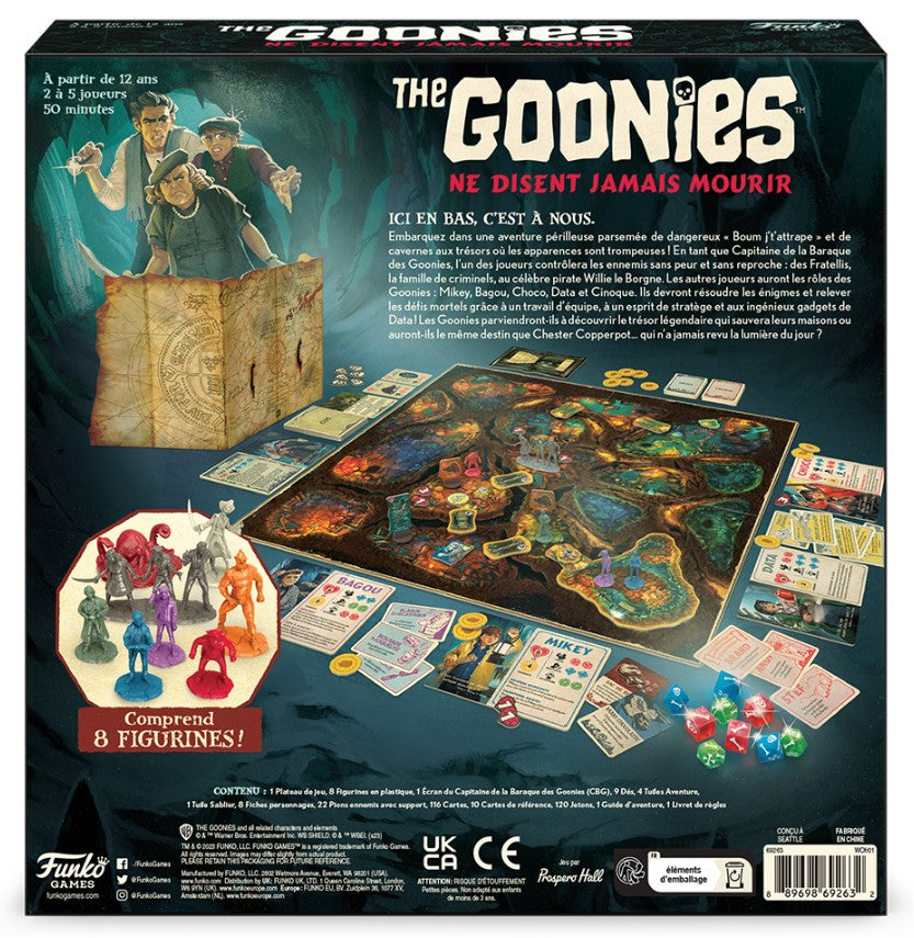 THE GOONIES NEVER SAY DIE GAME