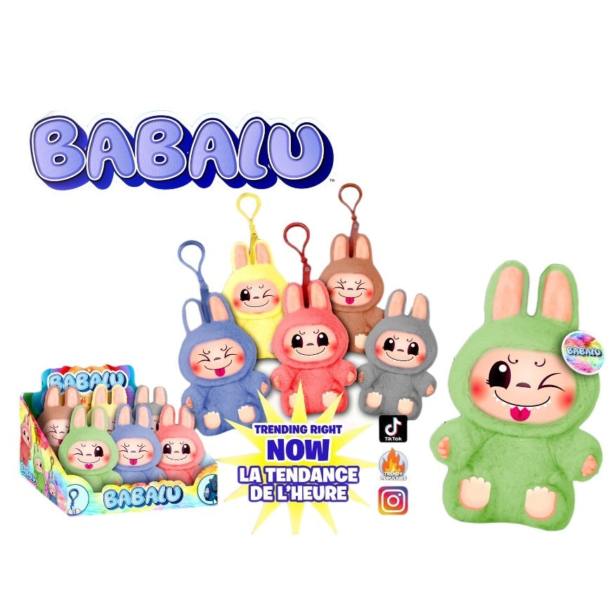 BABALU - ASSIS PORTE-CLÉS - 15 CM (6 PO) ASST - STYLE LABUBU