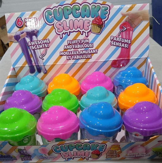 GLUE - 3" CUPCAKE - FUN TEXTURE AND DELICIOUS SCENTS ASST
