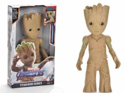 AVENGERS - TITAN HERO FIGURE - FIGURINE SONS ET LUMIÈRES GROOT 30 CM (12")