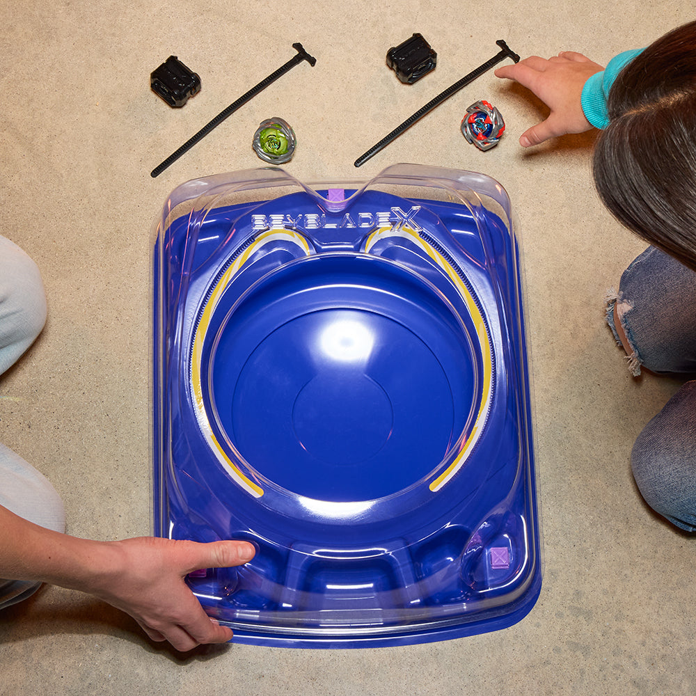 BEYBLADE X - SET DE COMBAT DESCENTE-CHOC (ARÈNE)