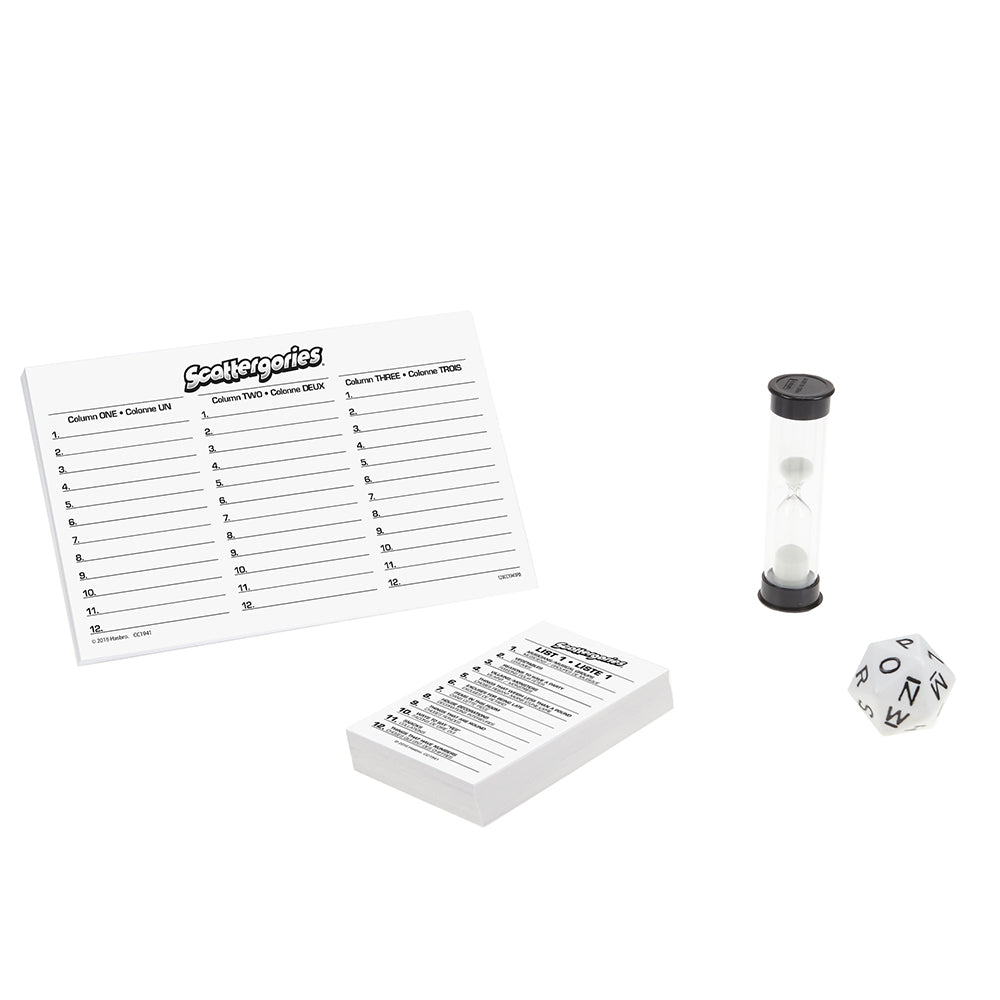 JEU SCATTERGORIES NOUVELLE ÉDITION