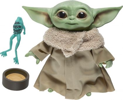 FIGURINE BÉBÉ YODA (GROGU) PELUCHE PARLANTE 19 CM