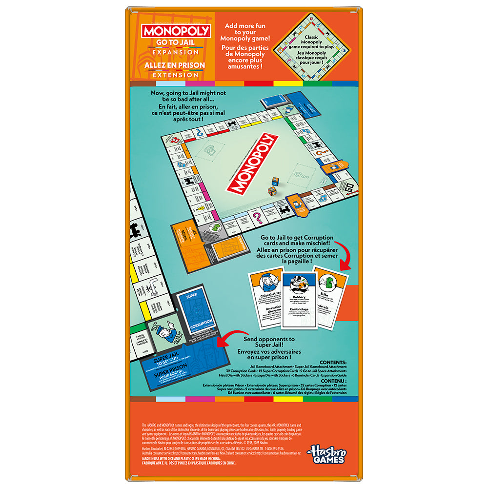 MONOPOLY GAME - GO TO JAIL EXTENSION (BILINGUAL)