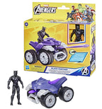 MARVEL - AVENGERS BLACK PANTHER FIGURE AND 10 CM VEHICLE - CLAW STRIKE ATV (BLACK PANTHER)