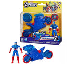 MARVEL AVENGERS - CAPTAIN AMERICA SHIELD LAUNCHER MOTORCYCLE (CAPTAIN AMERICA)