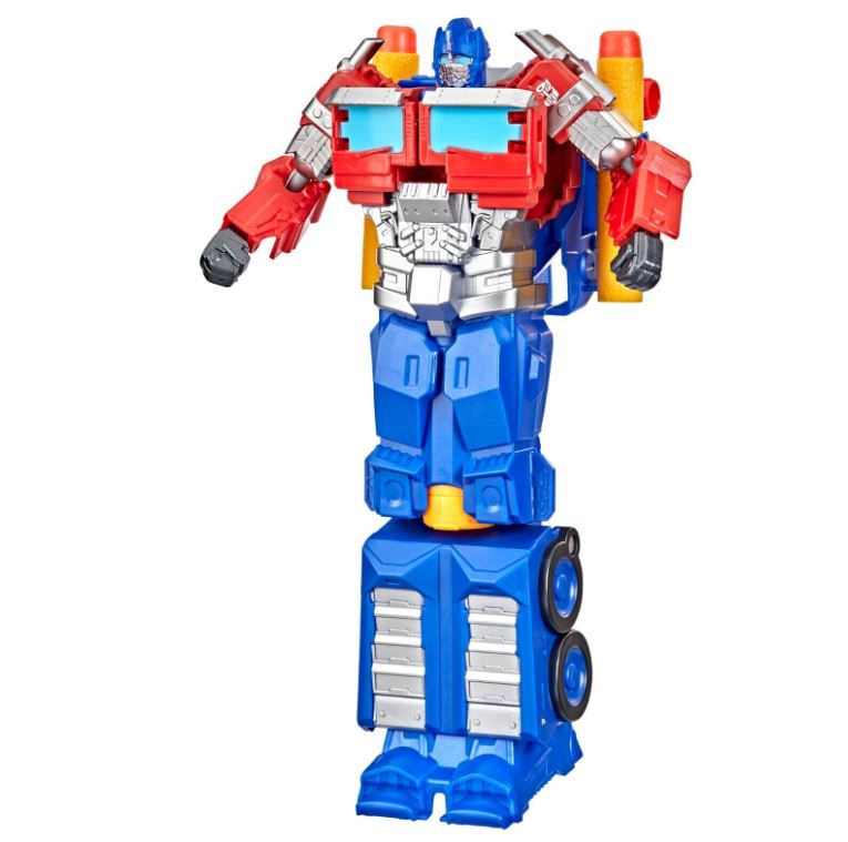 NERF 2-IN-1 CONVERTIBLE BLASTER - TRANSFORMERS OPTIMUS PRIME WITH 17.5 CM ACTION FIGURE MODE
