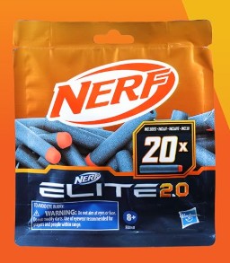 NERF ELITE 2.0 - RECHARGE DE 20 FLÉCHETTES EN MOUSSE