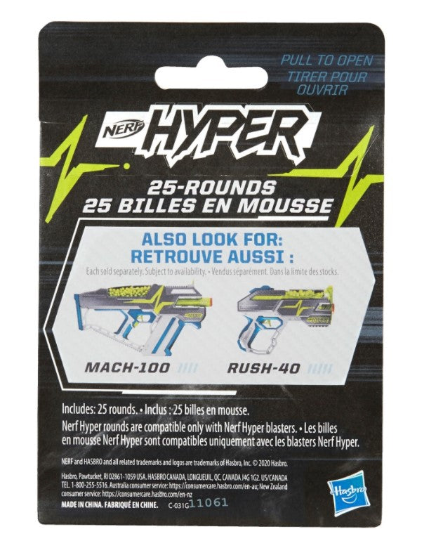 NERF HYPER - 25 FOAM ROUND REFILL