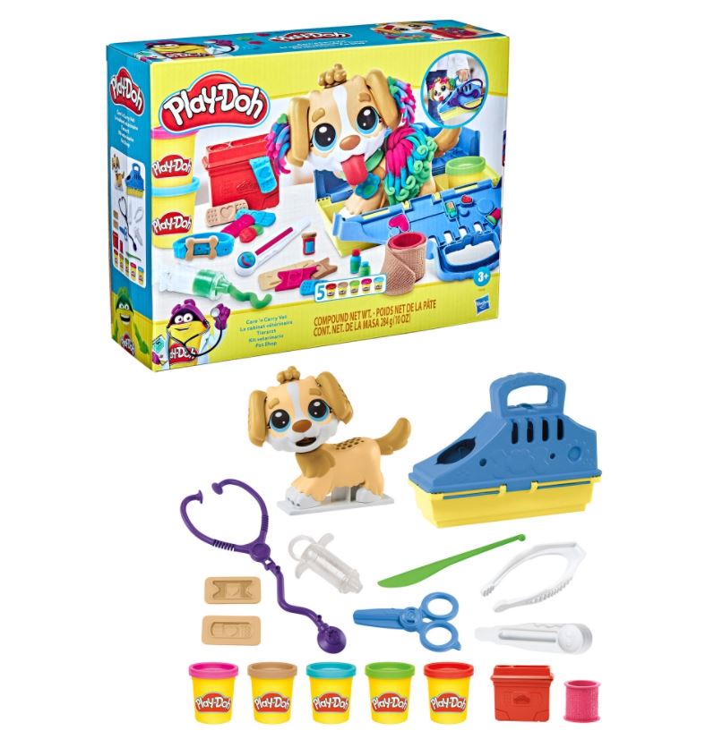 PLAY-DOH - VET PLAYSET WITH DOG AND CARRY CASE