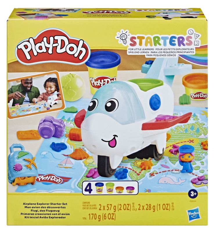 PLAY-DOH MODELING DOUGH - EXPLORER AIRPLANE STARTER SET