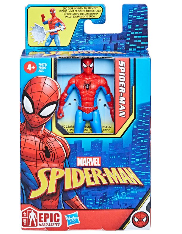 SPIDER-MAN - 10CM CLASSIC RED AND BLUE SPIDER-MAN FIGURE