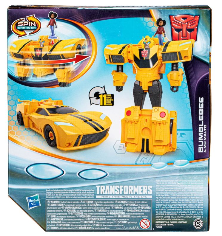 TRANSFORMERS EARTHSPARK - BUMBLEBEE AND MO MALTO