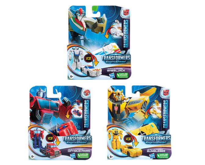 TRANSFORMERS - EARTHSPARK 1-STEP FLIP ASSORTED FIGURES