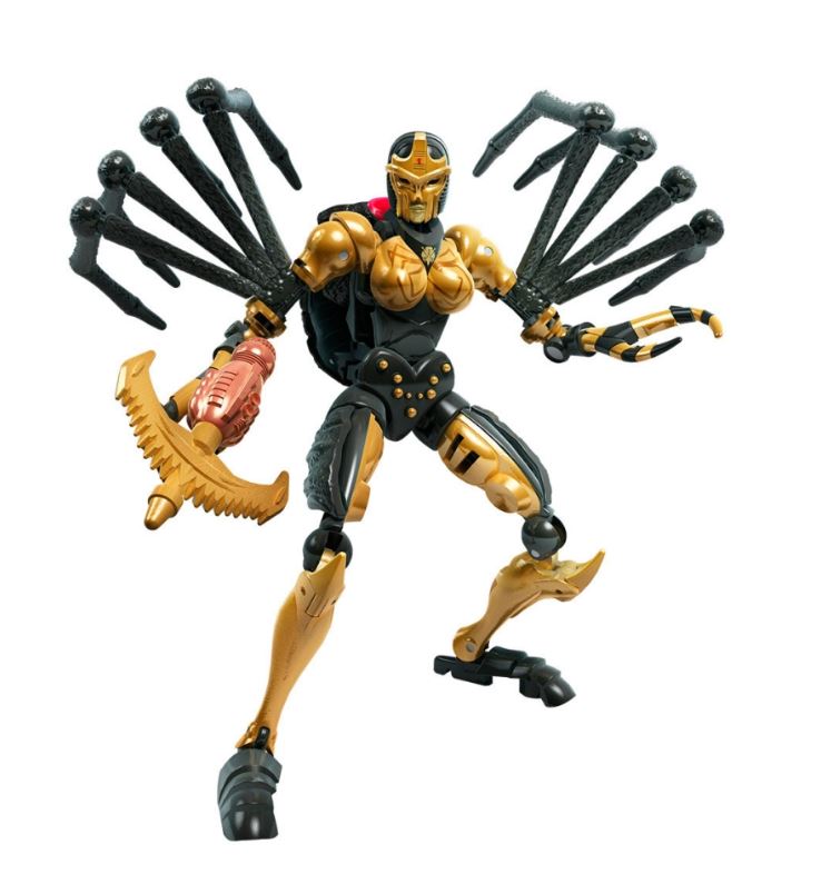 TRANSFORMERS GENERATIONS WAR FOR CYBERTRON KINGDOM - WFC-K5 BLACKARACHNIA DELUXE FIGURE - SPIDER