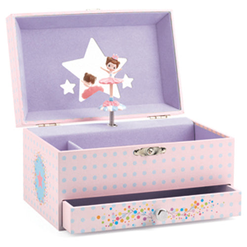 PINK BALLERINA MUSICAL JEWELRY BOX