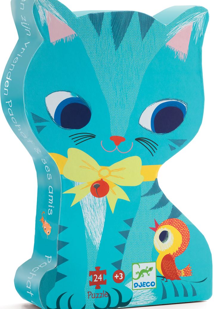 CASSE-TÊTE SILHOUETTE - PACHAT ET SES CHATS 24 PIÈCES