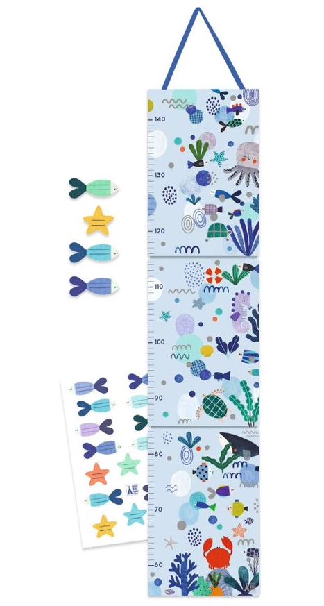 AQUATIC LIFE WALL GROWTH CHART