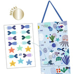AQUATIC LIFE WALL GROWTH CHART