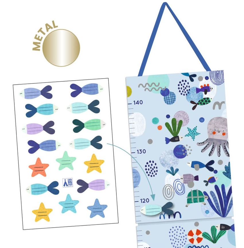 AQUATIC LIFE WALL GROWTH CHART