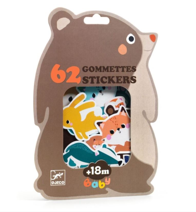 DJECO STICKERS - FOREST ANIMALS