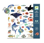 DJECO METALLIC STICKERS - OCEAN