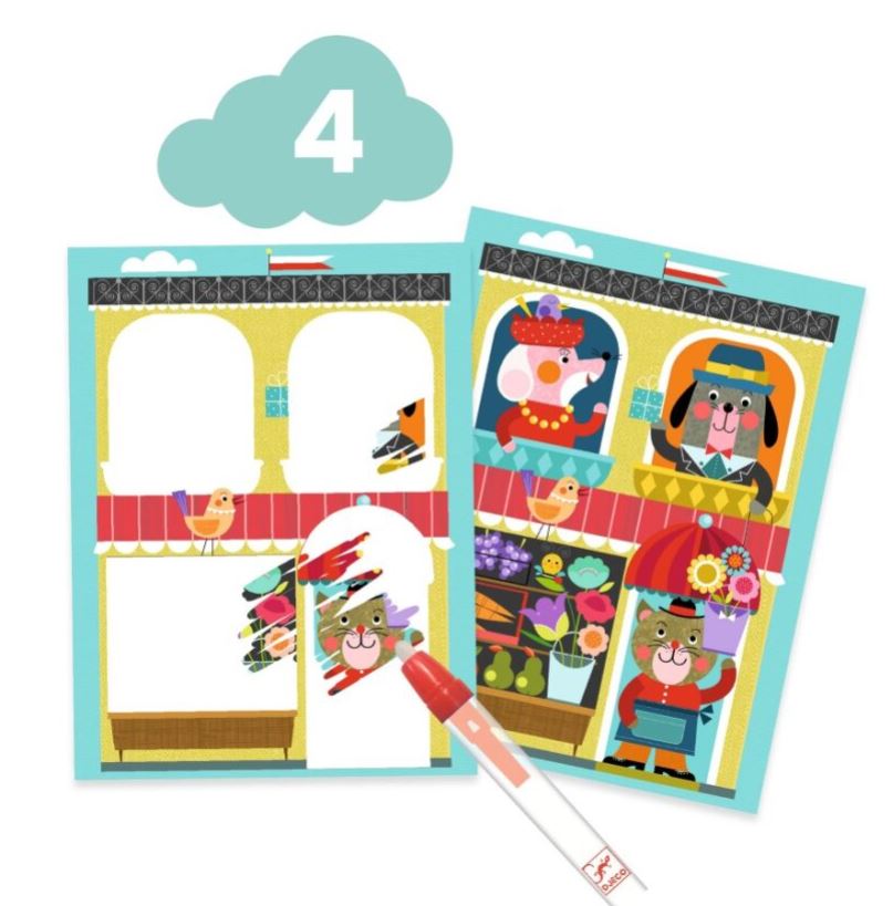DJECO - COFFRET MULTI-ACTIVITÉS - LE CHAT ET SES AMIS
