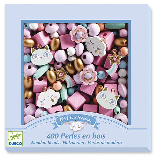 DJECO - WOODEN BEADS / RAINBOW