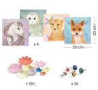 DJECO - TABLEAUX 3D - COURONNES DE FLEURS